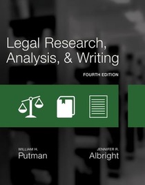 Legal Research, Analysis, and Writing voorzijde