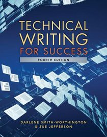 Technical Writing for Success, 4th voorzijde