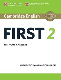 Cambridge English First 2 Student's Book without answers voorzijde