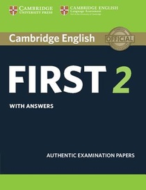 Cambridge English First 2 Student's Book with answers voorzijde