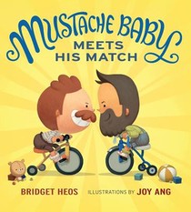 Mustache Baby Meets His Match (Board Book) voorzijde