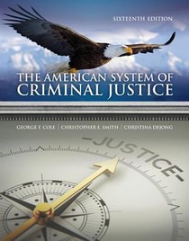 The American System of Criminal Justice voorzijde