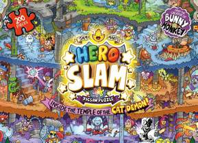 Jamie Smart's Hero Slam Jigsaw Puzzle: Inside the Temple of the Cat Demon