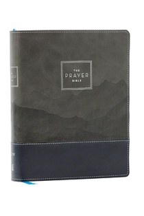 The Prayer Bible: Pray God's Word Cover to Cover (Niv, Black/Gray Leathersoft, Red Letter, Comfort Print)