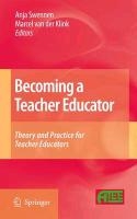 Becoming a Teacher Educator voorzijde