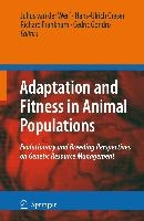Adaptation and Fitness in Animal Populations voorzijde