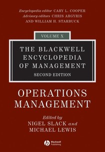 The Blackwell Encyclopedia of Management, Operations Management voorzijde