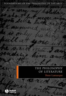 The Philosophy of Literature voorzijde