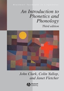 An Introduction to Phonetics and Phonology voorzijde