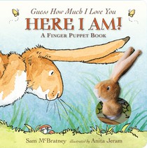 Guess How Much I Love You: Here I Am A Finger Puppet Book voorzijde