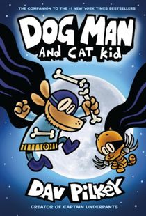 Dog Man 4: Dog Man and Cat Kid voorzijde