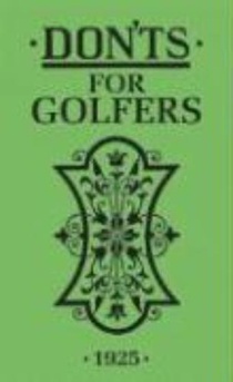 Don'ts for Golfers