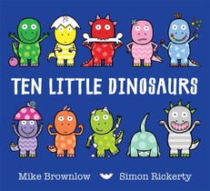 Ten Little Dinosaurs voorzijde