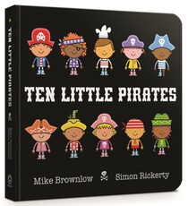 Ten Little Pirates Board Book voorzijde