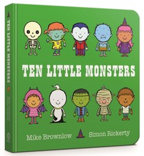 Ten Little Monsters Board Book voorzijde