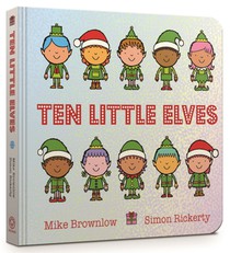 Ten Little Elves Board Book voorzijde