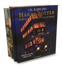 Harry potter the illustrated collection: three magical classics voorzijde