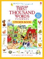 First Thousand Words in German Sticker Book