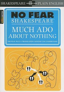 Much Ado About Nothing (No Fear Shakespeare) voorzijde