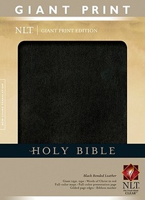 NLT Holy Bible, Giant Print, Black, Indexed