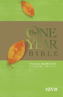 The One Year Bible NIV, Premium Slimline Large Print edition voorzijde