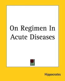 On Regimen In Acute Diseases