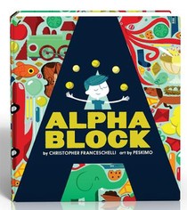 Alphablock (An Abrams Block Book) voorzijde