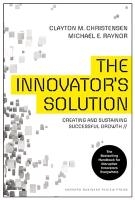 The Innovator's Solution voorzijde