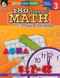 180 Days™: Math for Third Grade