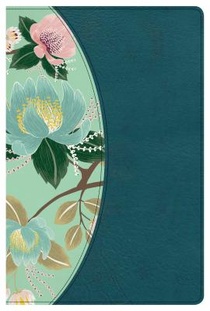 The CSB Study Bible for Women, Teal/Sage Leathertouch voorzijde