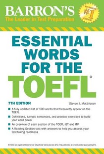 Essential Words for the TOEFL voorzijde
