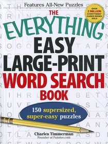 The Everything Easy Large-Print Word Search Book