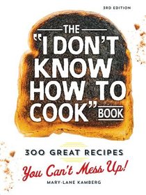 The I Don't Know How To Cook Book voorzijde