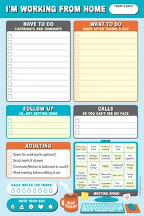 Note Pad I'm Working from Home Daily Planner Pad (60 Sheets) (Note Pads)