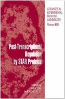Post-Transcriptional Regulation by STAR Proteins voorzijde