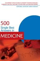 500 Single Best Answers in Medicine voorzijde