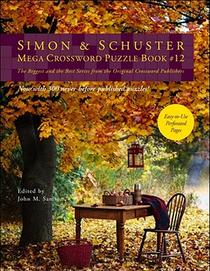 Simon & Schuster Mega Crossword Puzzle Book #12 voorzijde