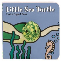 Little Sea Turtle: Finger Puppet Book: (Finger Puppet Book for Toddlers and Babies, Baby Books for First Year, Animal Finger Puppets) voorzijde