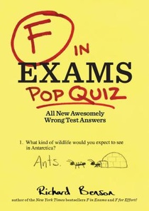 F in Exams: Pop Quiz: All New Awesomely Wrong Test Answers voorzijde