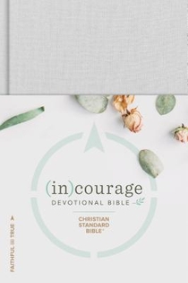 CSB (in)courage Devotional Bible, Gray Hardcover