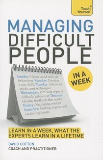 Managing Difficult People in a Week