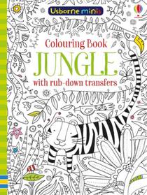 Colouring Book Jungle with Rub Downs