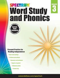 Spectrum Word Study and Phonics, Grade 3: Volume 82