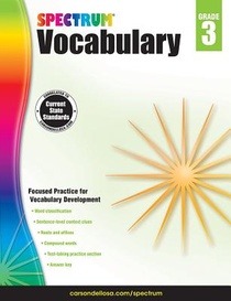 Spectrum Vocabulary Grade 3