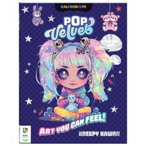 Kaleidoscope Pop Velvet Coloring: Kreepy Kawaii