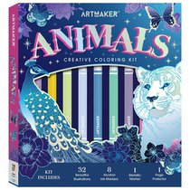 Art Maker Animals Coloring Kit