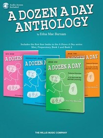 Burnam, E: Dozen a Day Anthology Book/Online Audio