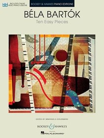Bartok: Ten Easy Pieces for Piano (Book/Online Media)