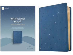NLT Midnight Mom Devotional Bible, Starlit Navy