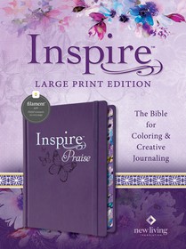 Inspire Praise Bible Large Print NLT, Filament Enabled